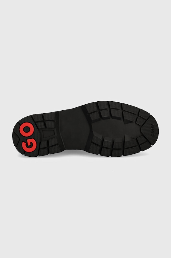 HUGO buty skórzane Ryan 50522981.001 czarny