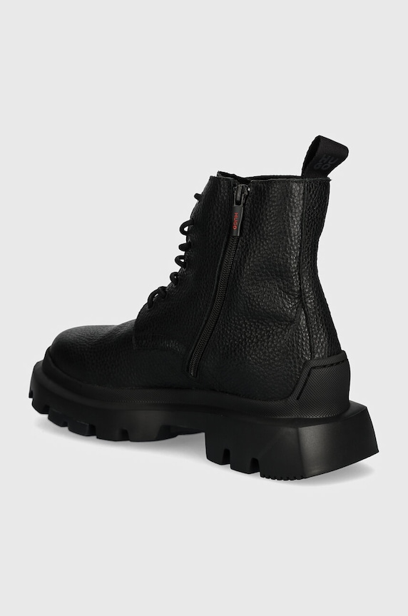Obuwie HUGO buty skórzane Fabyan 50523891.001 czarny