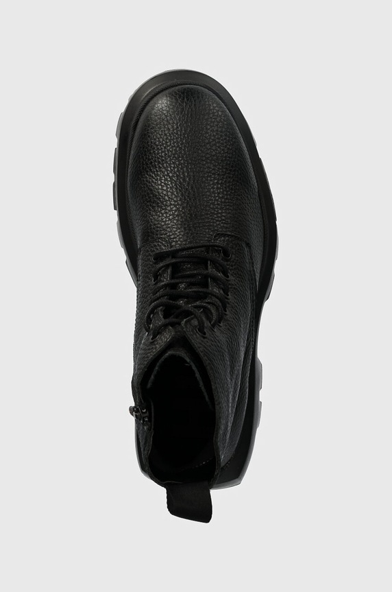HUGO buty skórzane Fabyan czarny 50523891.001