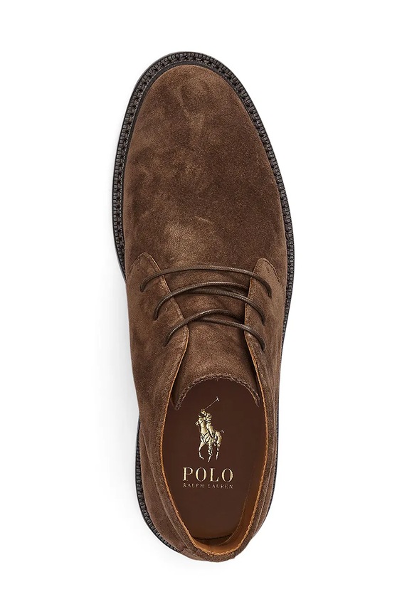 Polo Ralph Lauren buty zamszowe Asher Chukka brązowy 803945849002.200