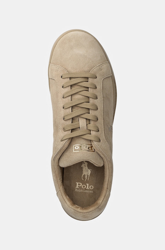 Σουέτ sneakers Polo Ralph Lauren Hrt Ct II μπεζ 809877601001.250