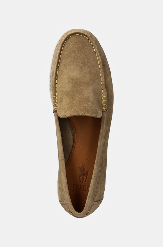 Polo Ralph Lauren mocasini din piele intoarsa Merton Vnetn bej 803932196001.200