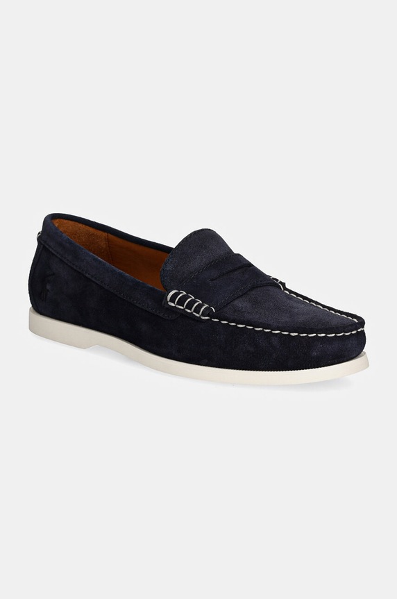 Polo Ralph Lauren suede loafers Merton Penny casual navy 803945275001.410