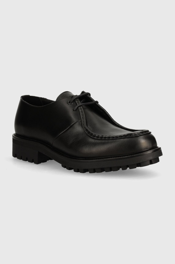 Δερμάτινα κλειστά παπούτσια Calvin Klein HM0HM01535 casual μαύρο HM0HM01535