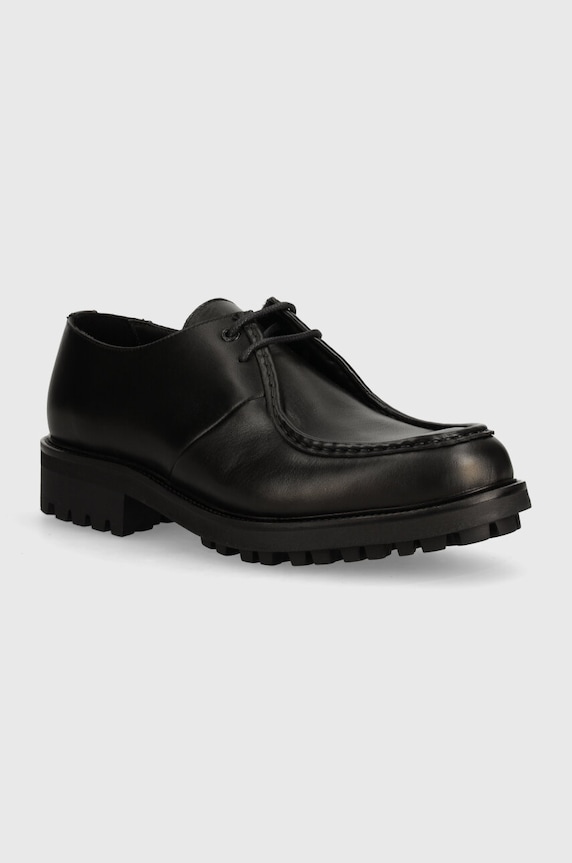 Δερμάτινα κλειστά παπούτσια Calvin Klein HM0HM01535 casual μαύρο HM0HM01535