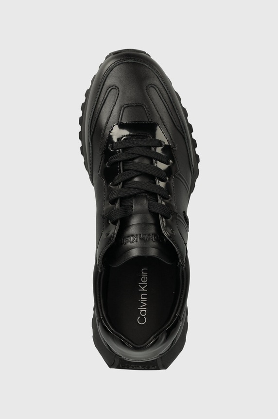 Calvin Klein sneakersy skórzane HM0HM01479 czarny HM0HM01479