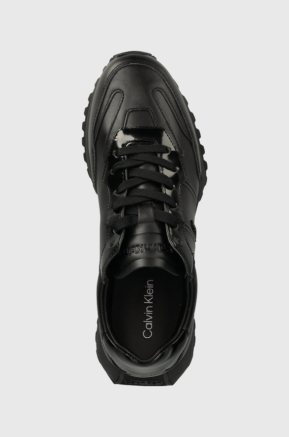 Calvin Klein sneakersy skórzane HM0HM01479 czarny HM0HM01479