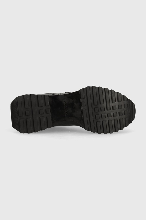Calvin Klein sneakersy skórzane HM0HM01479 HM0HM01479 czarny