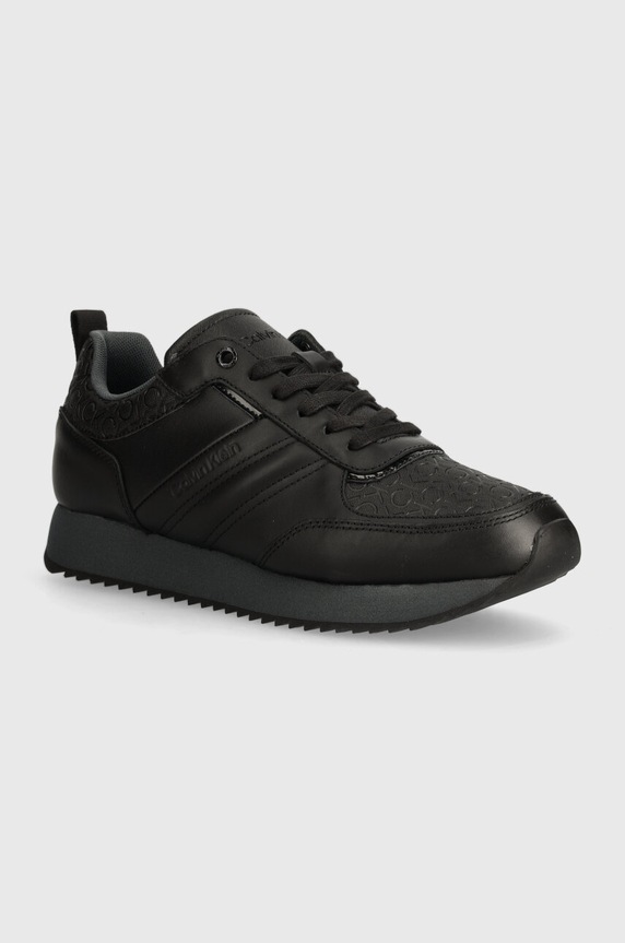 Calvin Klein sneakersy HM0HM01499 imitacja skóry licowej czarny HM0HM01499