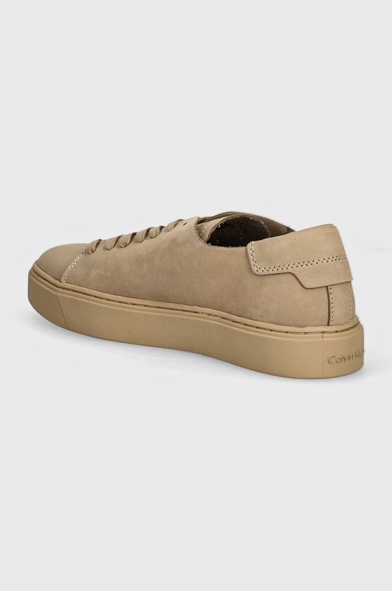 Obuwie Calvin Klein sneakersy nubukowe HM0HM01616 HM0HM01616 beżowy