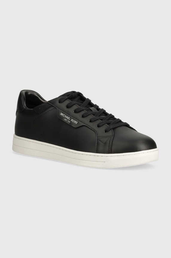 Michael Kors sneakersy skórzane Keating niska czarny 42S4KEFS2L.001