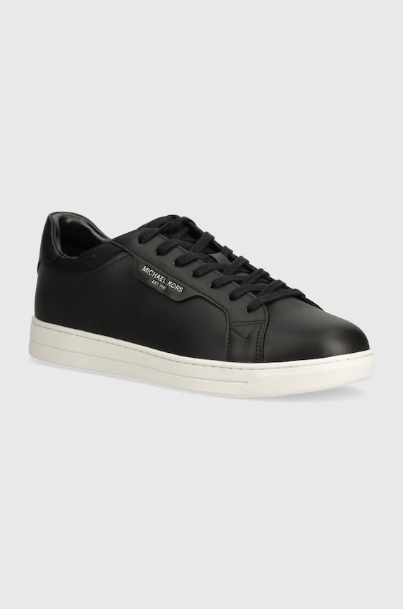 Michael Kors sneakersy skórzane Keating niska czarny 42S4KEFS2L.001