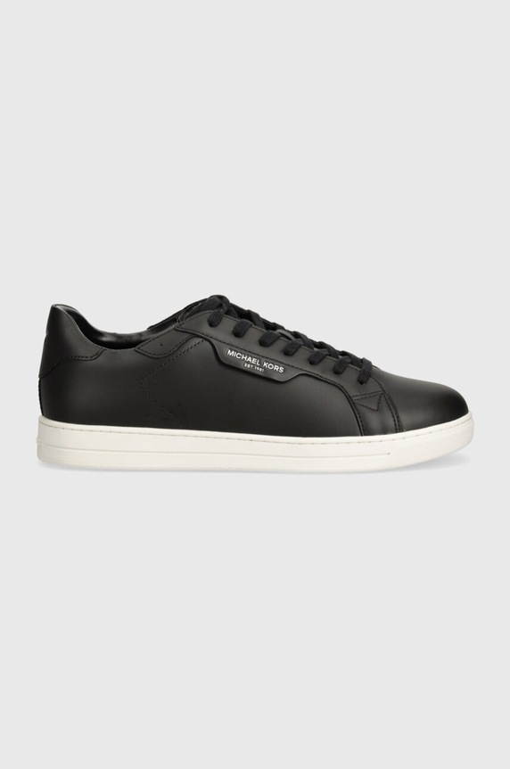Michael Kors sneakersy skórzane Keating 42S4KEFS2L.001 czarny AW24