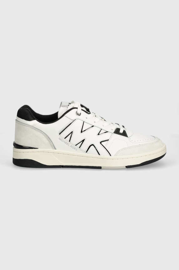 Michael Kors sneakers din piele Rebel 42S4RBFS1D.987 alb AW24