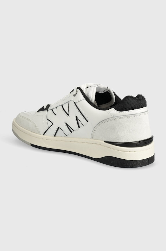 Încălțăminte Michael Kors sneakers din piele Rebel 42S4RBFS1D.987 alb