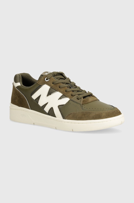 Tenisice Michael Kors Rebel brušena koža zelena 42T4RBFS2D.333