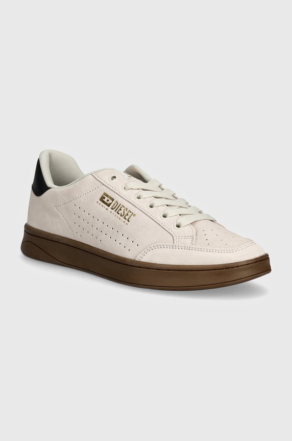 Diesel sneakers din piele intoarsă S-Athene Vtg mic de statură bej Y03282.P6888.H4065