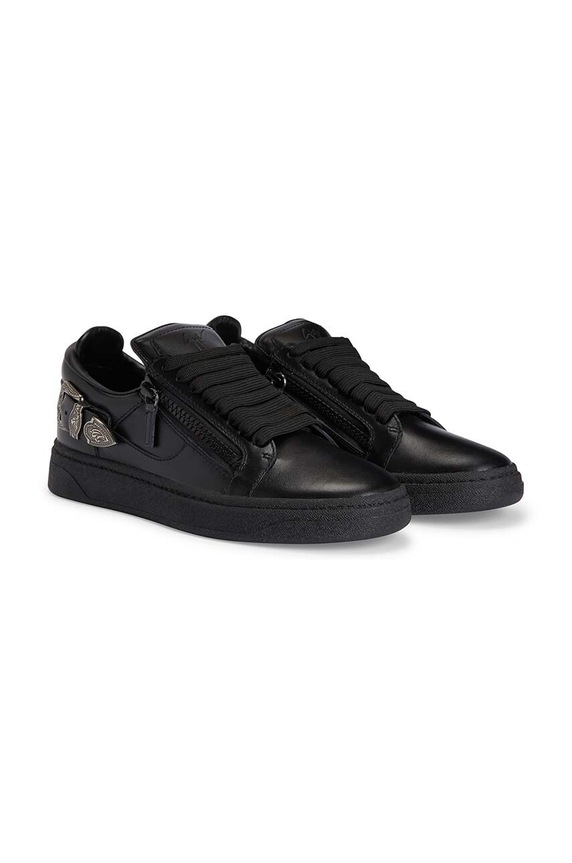 Шкіряні кросівки Giuseppe Zanotti GZ RU40023.001 чорний AW24