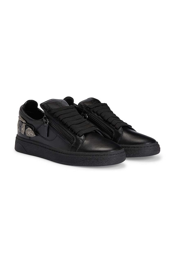 Шкіряні кросівки Giuseppe Zanotti GZ RU40023.001 чорний AW24