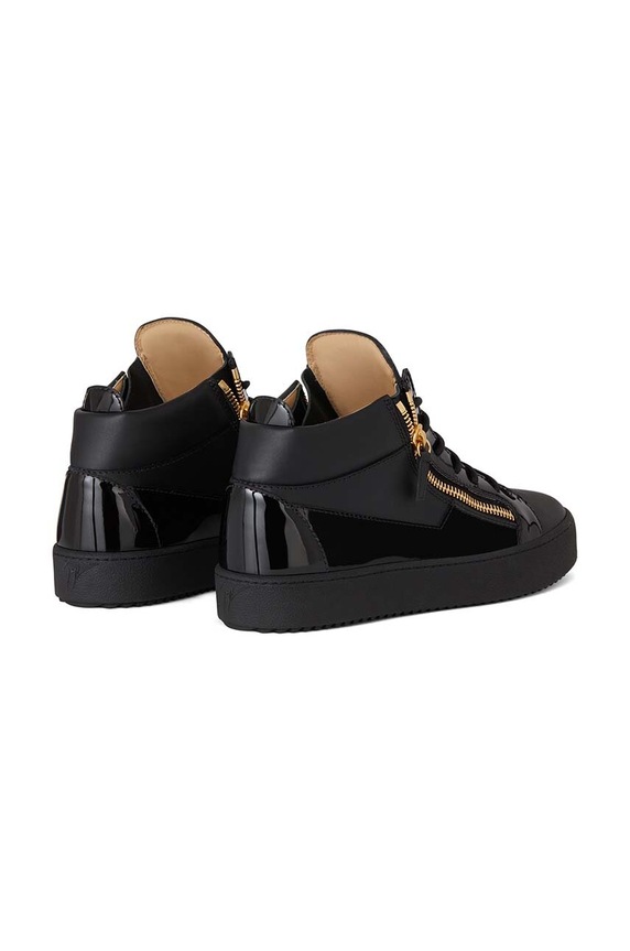 Boty Kožené tenisky Giuseppe Zanotti May London RU00011.003 černá