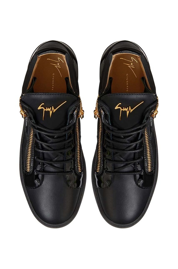 Kožené tenisky Giuseppe Zanotti May London černá RU00011.003
