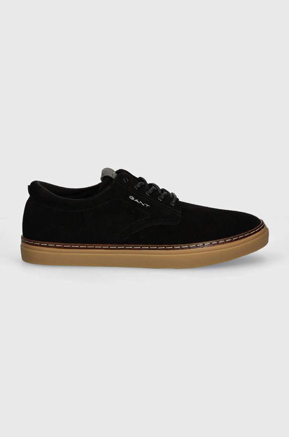 Semišové polobotky Gant Prepville 29633679.G00 černá AW24