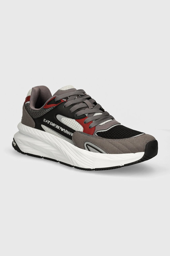 EA7 Emporio Armani sneakersy syntetyczny szary XK382.X8X178.U036