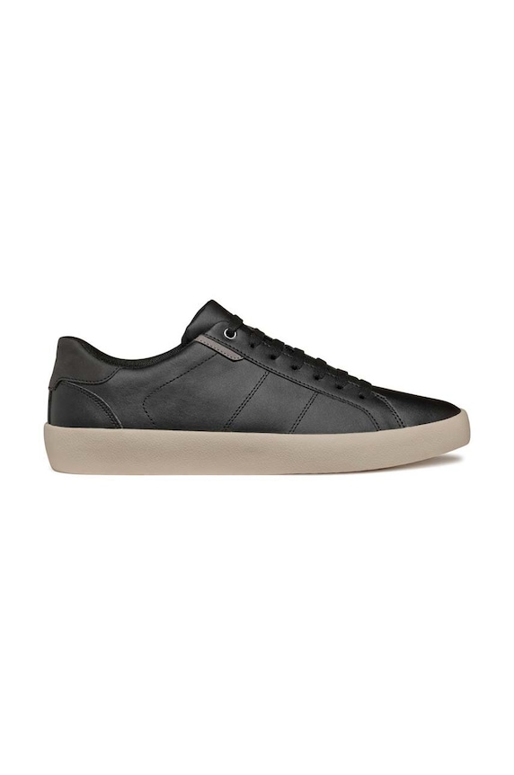 Sneakers boty Geox U AFFILE přírodní kůže černá U46BUA.0009B.C9999