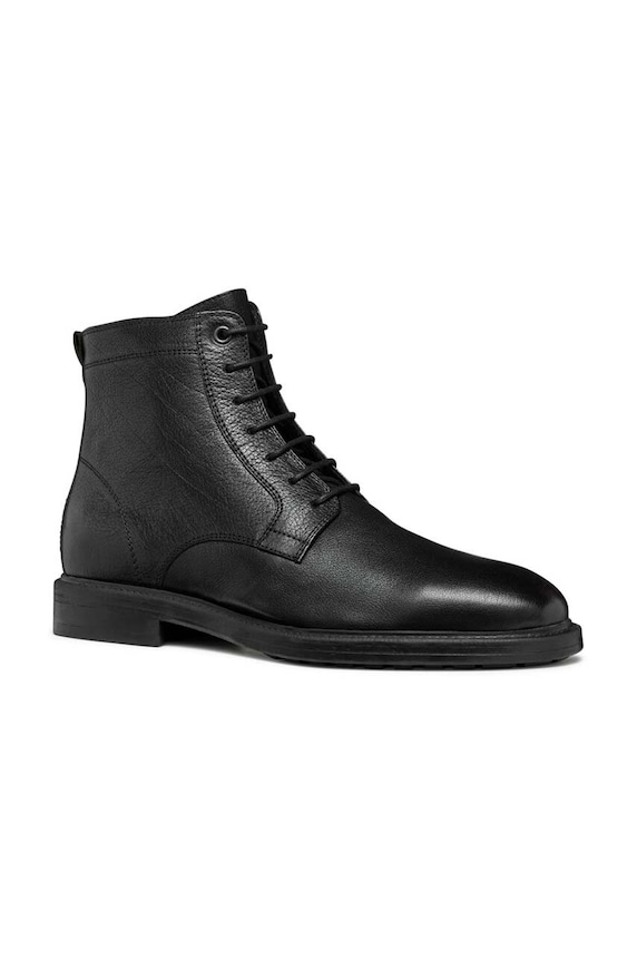 Kožené boty Geox U TIBERIO U46G5D.000JD.C9999 černá AW24