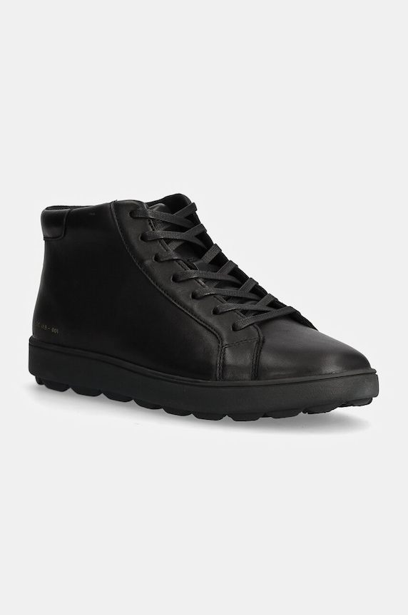 Geox sneakersy skórzane U SPHERICA ECUB-1 wysoka czarny U46GPA.00085.C9999