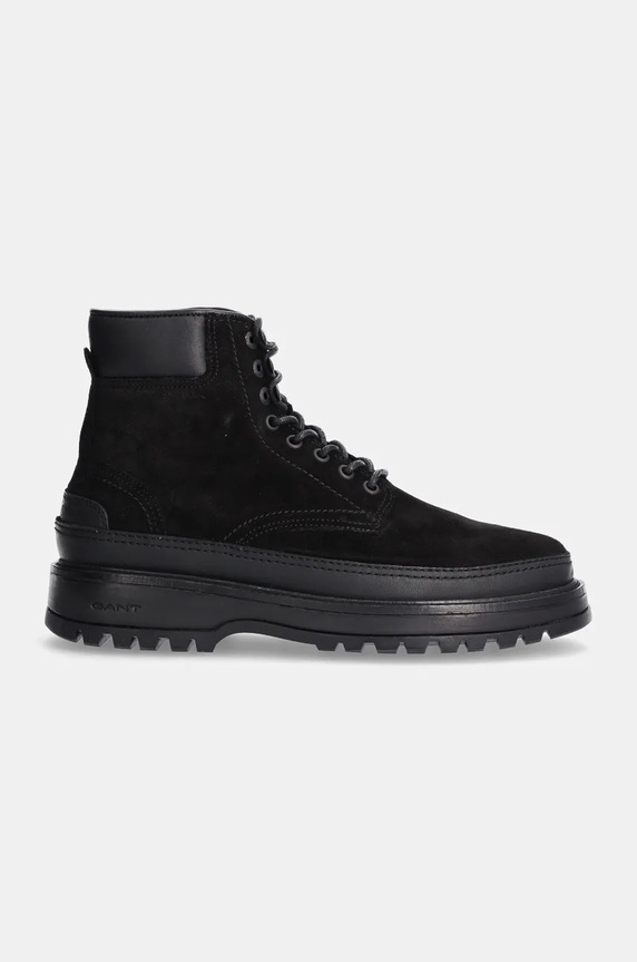 Gant trapery skórzane Clafton 29643741.G00 czarny AW24