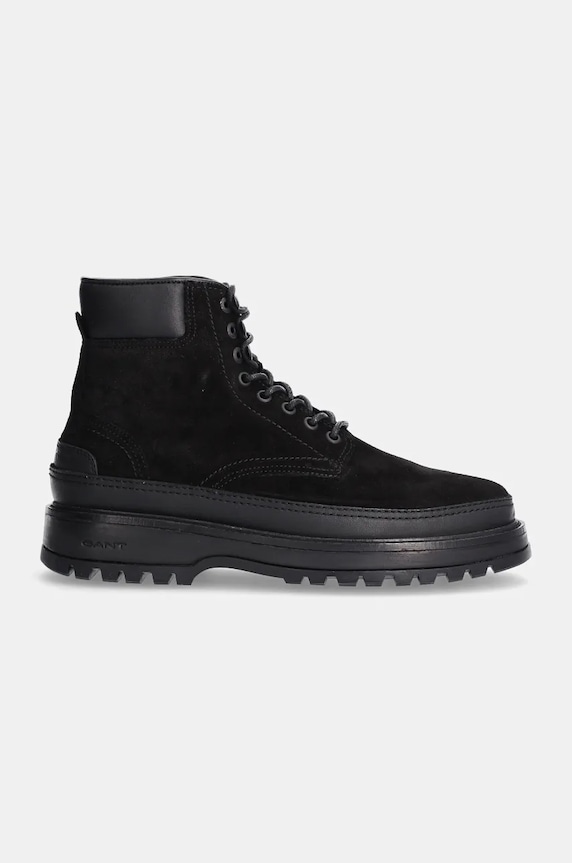 Gant trapery skórzane Clafton 29643741.G00 czarny AW24