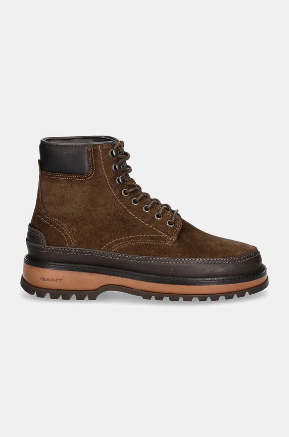 Велурени обувки Gant Clafton 29643741.G42 кафяв AW24