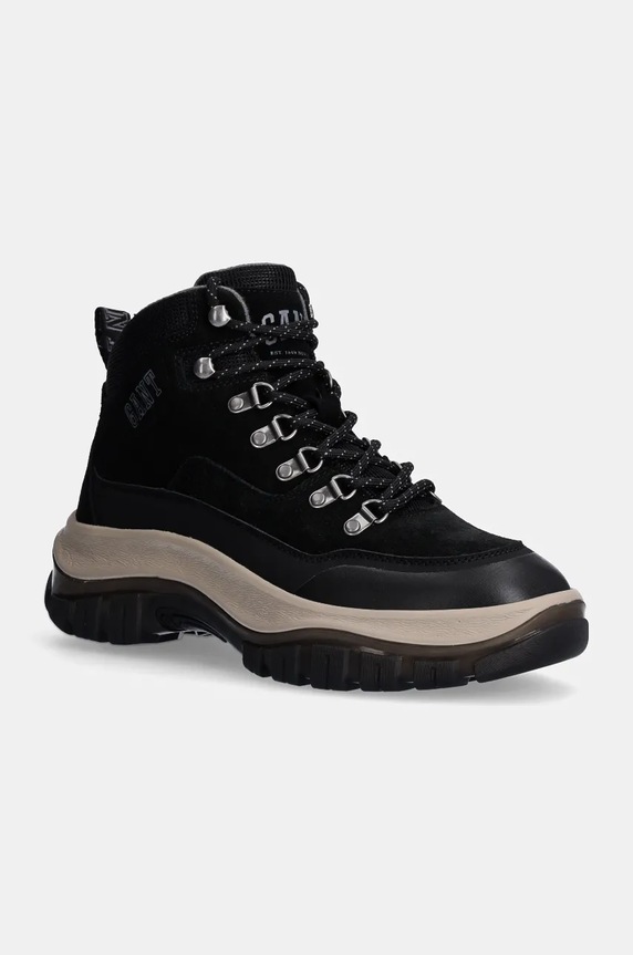 Gant buty Hillark skóra zamszowa czarny 29643744.G00