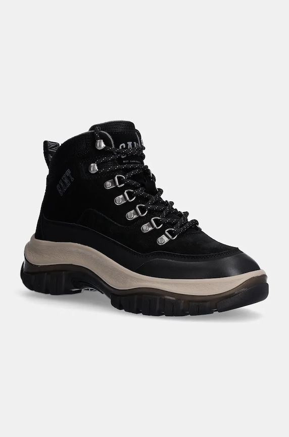 Gant buty Hillark skóra zamszowa czarny 29643744.G00