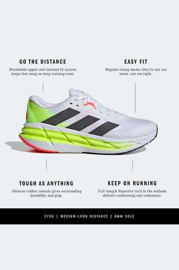 Tenisice za trčanje adidas Performance Adistar 3 IE8222