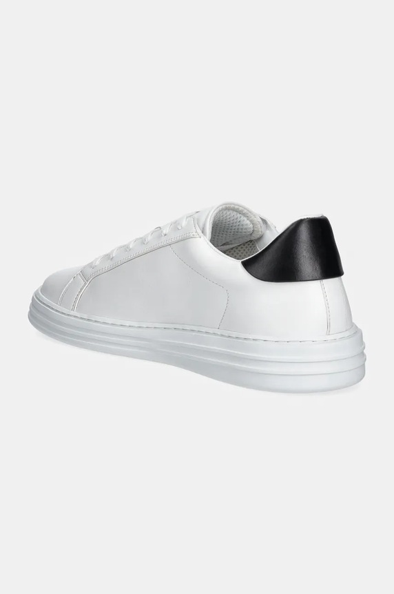 Încălțăminte MSGM sneakers din piele 3740MS506.924.01 alb