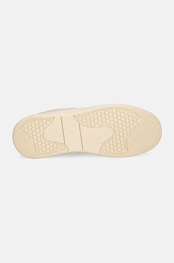 MSGM sneakersy skórzane 3740MS172.915.01 szary