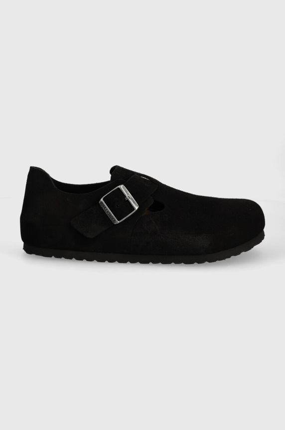 Birkenstock suede shoes London 1028103 black SS25