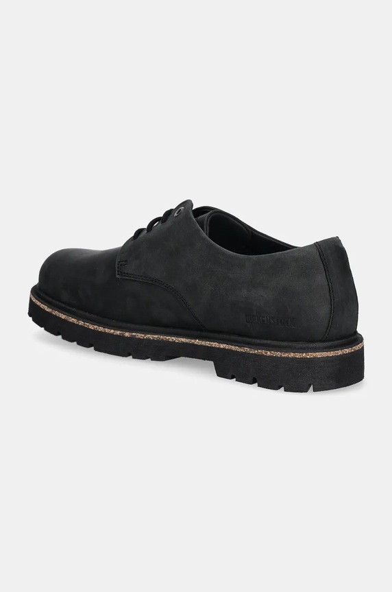 Obuwie Birkenstock półbuty nubukowe Highwood Lace Low 1028173 czarny