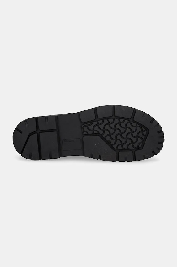 Birkenstock półbuty nubukowe Highwood Lace Low 1028173 czarny