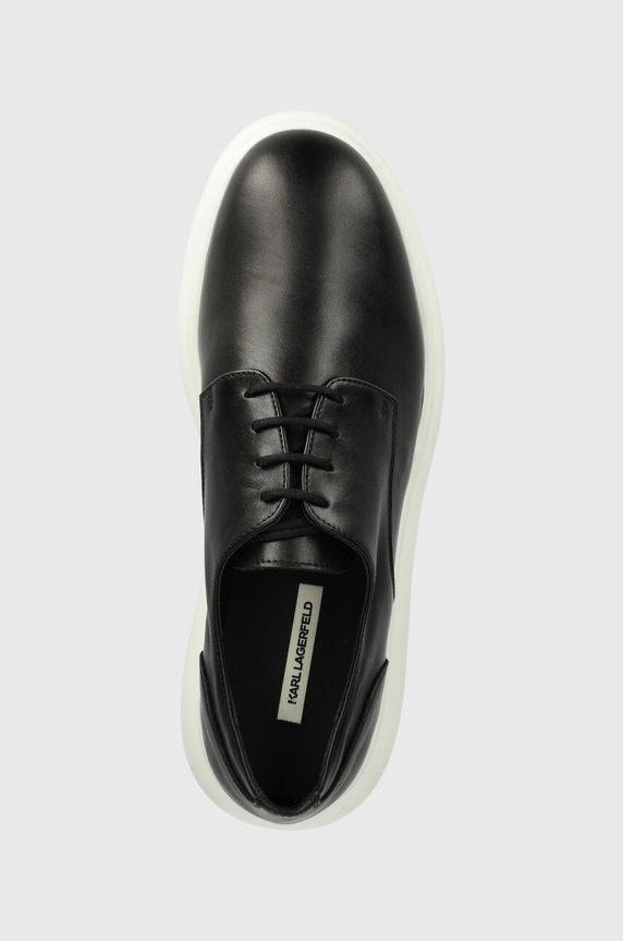 Karl Lagerfeld pantofi de piele GRANBY negru KL22330.000