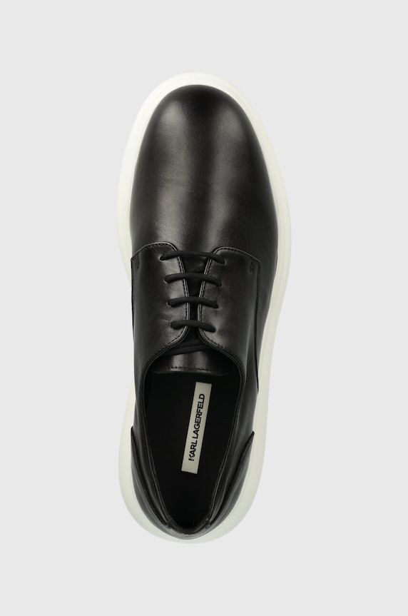 Karl Lagerfeld pantofi de piele GRANBY negru KL22330.000