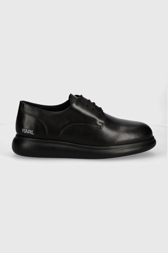 Karl Lagerfeld scarpe in pelle GRANBY KL22330.00X nero AW24