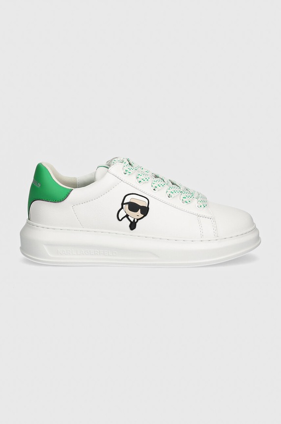 Karl Lagerfeld sneakersy skórzane KAPRI MENS KL52528.01F biały AW24