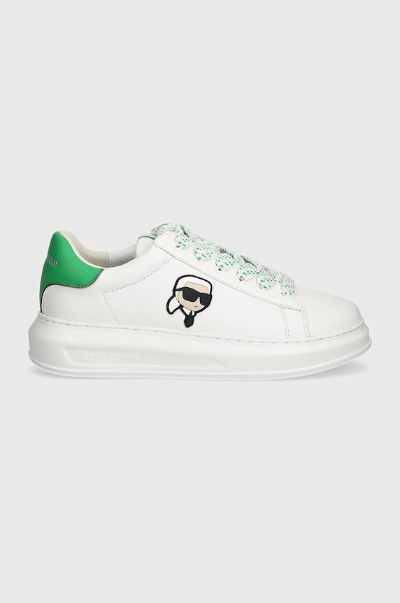 Karl Lagerfeld sneakersy skórzane KAPRI MENS KL52528.01F biały AW24