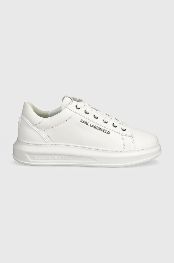 Karl Lagerfeld sneakers in pelle KAPRI MENS KL52575N.01W bianco AW24