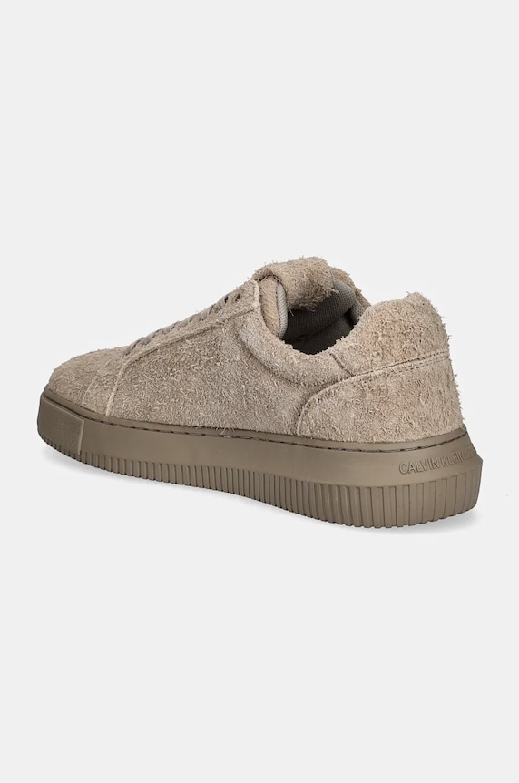 Obuv Semišové tenisky Calvin Klein Jeans CHUNKY CUPSOLE LOW SUEDE YM0YM01121 béžová