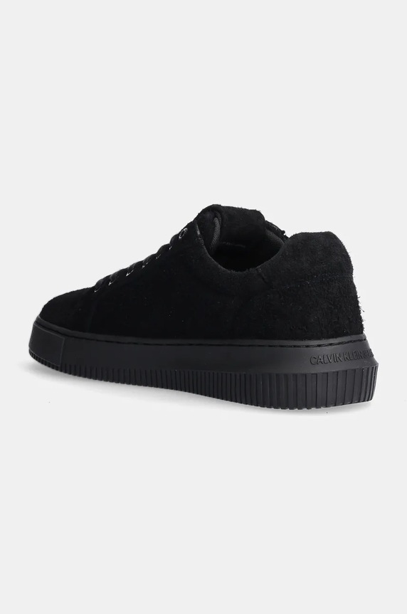 Обувки Велурени маратонки Calvin Klein Jeans CHUNKY CUPSOLE LOW SUEDE YM0YM01121 черен
