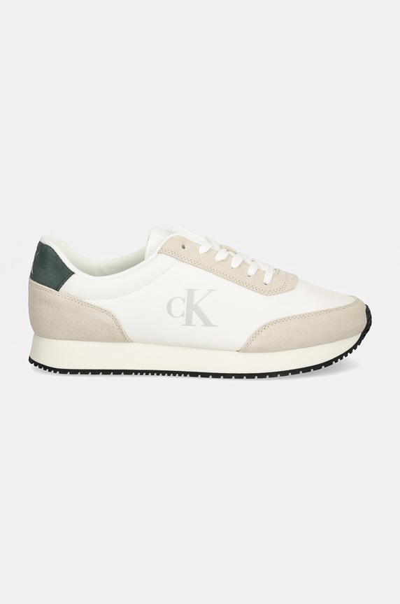 Calvin Klein Jeans sneakers RETRO RUNNER ICONIC SNK YM0YM01119 bianco SS25